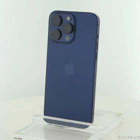 ソフマップ 〔中古品〕 iPhone15 Pro Max 256GB ブルーチタニウム MU6T3J／A SIMフリー【196】