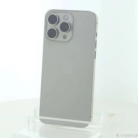 ソフマップ 〔中古品〕 iPhone15 Pro Max 512GB ナチュラルチタニウム MU6W3J／A SIMフリー【258】