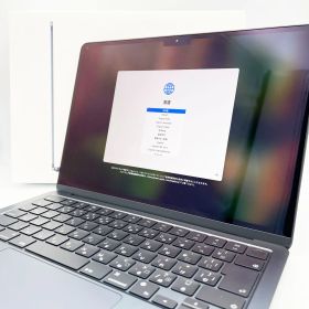 【中古・美品】MacBook Air Liquid Retina 13.6インチ Apple M3チップ MRXV3J/A ミッドナイト 本体 マックブックエアー