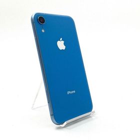【全額返金保証】【最速発送】 iPhone XR 64GB ブルー au SIMフリー 白ロム 動作確認済 78%