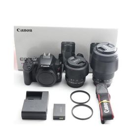 Canon デジタル一眼レフカメラ EOS Kiss X10 ダブルズームキット ブラック EOSKISSX10BK-WKIT