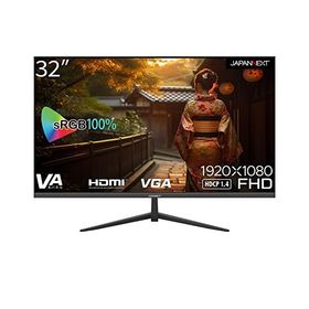 JAPANNEXT 32インチVAパネル搭載 フルHD液晶モニター JN-V32FLFHD HDMI VGA フレームレスデザイン