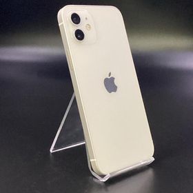 iPhone 12 128GB ホワイト au 白ロム 動作確認済 80%【全額返金保証】【最速発送】