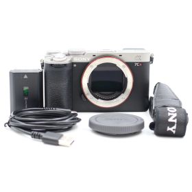 ■シャッター数679枚！極上品■ SONY α7CR ボディ シルバー ILCE-7CR S フルサイズ ミラーレス一眼カメラ ソニー