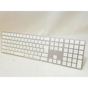 【中古】Apple Magic Keyboard（2017/テンキー付き/A1843） - 日本語（JIS） シルバー MQ052J/A【川崎】保証期間１週間