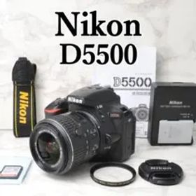 美品❣️Nikon D5500⭐️Wi-Fi スマホ転送 一眼レフカメラ ニコン