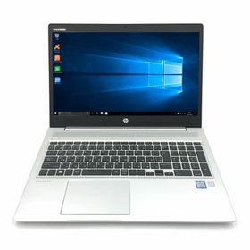 【薄型】【テレワークに最適】 HP ProBook 450 G6 第8世代 Core i5 8265U/1.60GHz 4GB SSD120GB M.2 Windows10 64bit WPSOffice 15.6インチ フルHD カメラ テンキー 無線LAN ノートパソコン PC 【中古】(ノートPC)