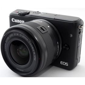 キヤノン ミラーレス CANON EOS M10 レンズキット ブラック 中古 Wi-Fi搭載 新品SDカード付き 届いてすぐに使える