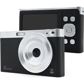 KEIYO コンパクトデジタルカメラ「AN-DC003」(ブラック) 慶洋エンジニアリング WiFiレトロデジタルカメラ AN-DC003-BK 返品種別A