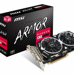 【中古】【非常に良い】MSI Radeon RX 570 ARMOR 4G OC グラフィックスボード VD6330