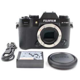 ■シャッター数20枚！新品同様■ FUJIFILM X-T50 ボディ ブラック ミラーレス一眼カメラ 富士フィルム