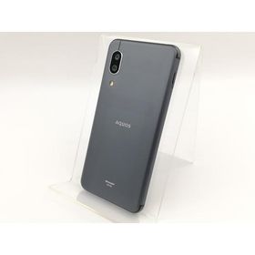 【中古】SHARP au 【SIMロック解除済み】 AQUOS sense3 ブラック 4GB 64GB SHV45【新橋】保証期間１ヶ月【ランクC】