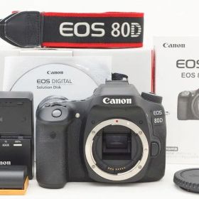 ☆極上美品☆ Canon キャノン EOS 80D ボディ 元箱 付属品 ♯25120202