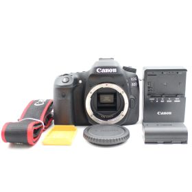 ■シャッター数2463枚！極上品■ CANON EOS 80D ボディ ブラック デジタル一眼レフカメラ キヤノン
