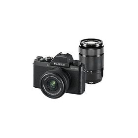 FUJIFILM ミラーレス一眼カメラ X-T100ダブルズームレンズキット ブラック X-T10(中古品)