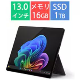 マイクロソフト Microsoft タブレットPC/Copilot+ PC/13型/Surface Pro（第11世代）/Snapdragon X Elite/メモリ 16GB/SSD 1TB/Windows 11 Home/Microsoft 365 Personal（24か月版）/Office Home ＆ Business 2024 オプション付/NPU搭載/ブラック EP2-19233