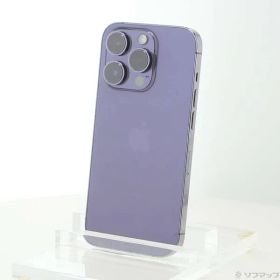 ソフマップ 〔中古品〕 iPhone14 Pro 128GB ディープパープル MQ0F3J／A SIMフリー【262】