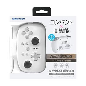 ニンテンドースイッチ対応コントローラ『ワイヤレスポケコンProSW(ホワイト)』 - Switch
