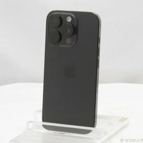 ソフマップ 〔中古品〕 iPhone16 Pro 256GB ブラックチタニウム MYN03J／A SIMフリー【377】