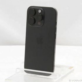 ソフマップ 〔中古品〕 iPhone16 Pro 256GB ブラックチタニウム MYN03J／A SIMフリー【295】
