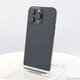 ソフマップ 〔中古品〕 iPhone16 Pro Max 256GB ブラックチタニウム 3N528J／A SIMフリー【352】