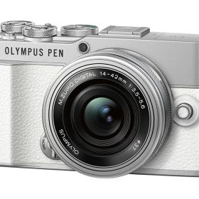 オリンパス(OLYMPUS) デジタル一眼カメラ OLYMPUS PEN E-P7 14-42mm EZレンズキット [ホワイト] 新品 送料無料