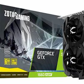 【中古】【未使用・未開封品】ZOTAC Gaming GeForce GTX 1660 Super 6GB GDDR6 192ビット ゲームグラフィックカード 超コンパクト ZT-T16620F-10L