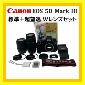 高速AF✨ Canon EOS 5D Mark III 超望遠ダブルレンズセット