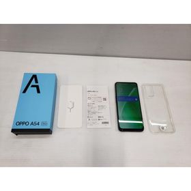 美品 OPPO オッポ A54 5G シルバーブラック OPG02 スマートフォン 利用制限〇 KDDI 動作確認済 《060345