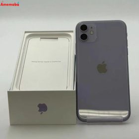 【中古】iPhone11 64GB パープル MWLX2J/A AU版SIMフリー 訳あり品