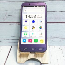 Softbank SHARP シンプルスマホ4 704SH ネイビー 美品 752