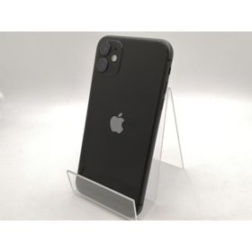 【中古】Apple SoftBank 【SIMロック解除済み】 iPhone 11 64GB ブラック MWLT2J/A【大須2】保証期間１ヶ月【ランクC】