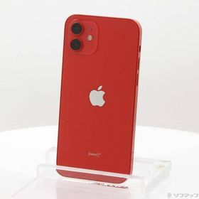 〔中古〕Apple(アップル) iPhone12 128GB プロダクトレッド MGHW3J／A SIMフリー〔269-ud〕