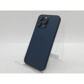 【中古】Apple 国内版 【SIMフリー】 iPhone 15 Pro Max 256GB ブルーチタニウム MU6T3J/A【DS秋葉】保証期間１ヶ月【ランクB】