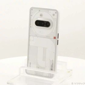 【中古】Nothing Phone (3a) 256GB ホワイト A10400157 SIMフリー 【377-ud】