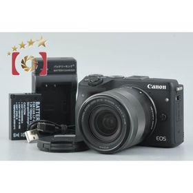 【中古】Canon キヤノン EOS M3 ブラック EF-M 18-55mm f/3.5-5.6 IS STM レンズキット