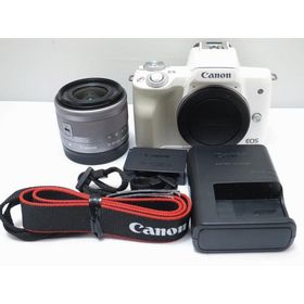 キヤノン Canon ミラーレス一眼（レンズキット） EOS Kiss M/EF-M15-45mm F3.5-6.3 IS STM