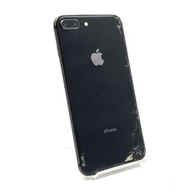 【最速発送】 iPhone 8 Plus 64GB スペースグレイ au 白ロム【難有】 85%