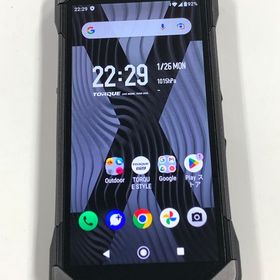 【モバイルBOX】au SIMフリー TORQUE 5G ブラック KYG01