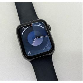 中古 Apple Watch Series4 GPS + Cellular 44mm スペースグレイアルミニウムケース ブラックスポーツバンド MTVU2J/A Model:A2008 ※バッテリ残量少なめ