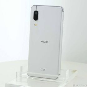 〔中古〕SHARP(シャープ) AQUOS sense3 lite 64GB シルバーホワイト SH-RM12 楽天 SIMフリー〔377-ud〕