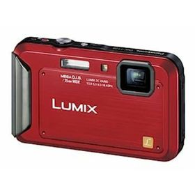 【中古】パナソニック デジタルカメラ ルミックス 防水モデル シャイニーレッド DMC-FT20-R(コンパクトデジタルカメラ)