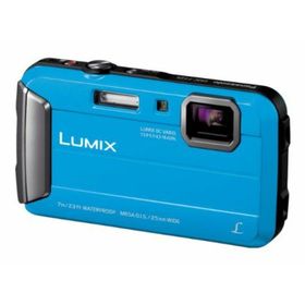 【中古】パナソニック デジタルカメラ ルミックス FT25 防水 ブルー DMC-FT25-A(コンパクトデジタルカメラ)