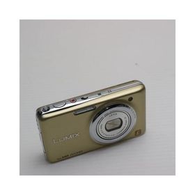 超美品 DMC-FX77 ゴールド 即日発送 Panasonic LUMIX デジカメ 本体 あすつく 土日祝発送OK