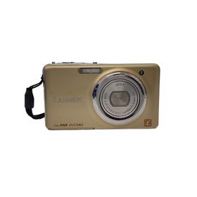 Panasonic◆デジタルカメラ LUMIX DMC-FX77-N [レオパードゴールド]