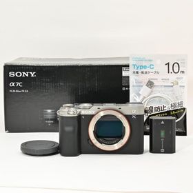 ＜並品＞ SONY ソニー α7C ボディ シルバー ILCE-7C S｜シャッター数7,342枚｜フルサイズミラーレス