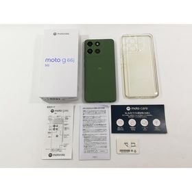 【中古】MOTOROLA 国内版 【SIMフリー】 moto g66j 5G 8GB 128GB ディルグリーン XT2529-3【大阪本店】保証期間１ヶ月【ランクB】