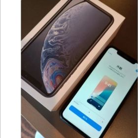 美品 iPhoneXR 64GB （箱、説明書、SIMピン付）バッテリー低