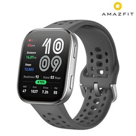 アマズフィット Bip6 スマートウォッチ ブランド メンズ レディース Bluetooth Amazfit SP170074-C17 デジタル チャコールグレー