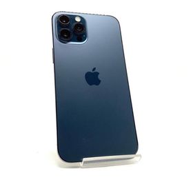 【全額返金保証】【最速発送】 iPhone 12 Pro Max 128GB パシフィックブルー au 白ロム 動作確認済 73%